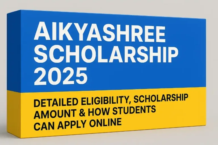 Aikyashree Scholarship 2025