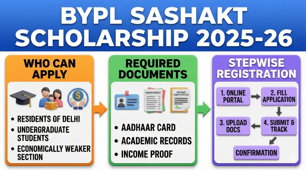 BYPL Sashakt Scholarship 2025