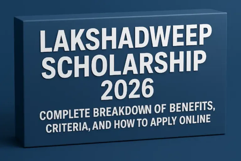 Lakshadweep Scholarship 2026