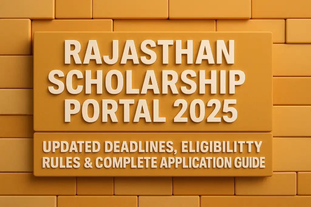 Rajasthan Scholarship Portal 2025